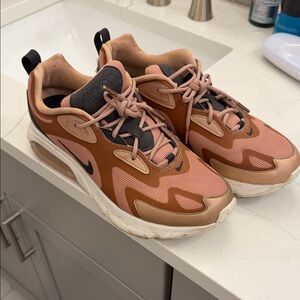 Nike Air Max 200 CT1185-900 Brown Rose Gold Casual Shoes Sneaker